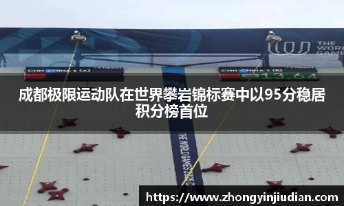 成都极限运动队在世界攀岩锦标赛中以95分稳居积分榜首位
